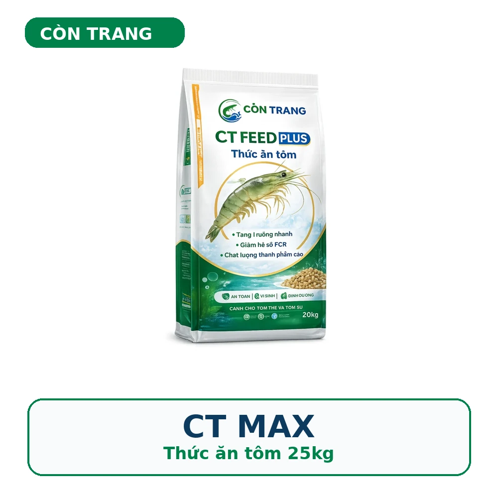CT MAX – Thức ăn tôm 25kg