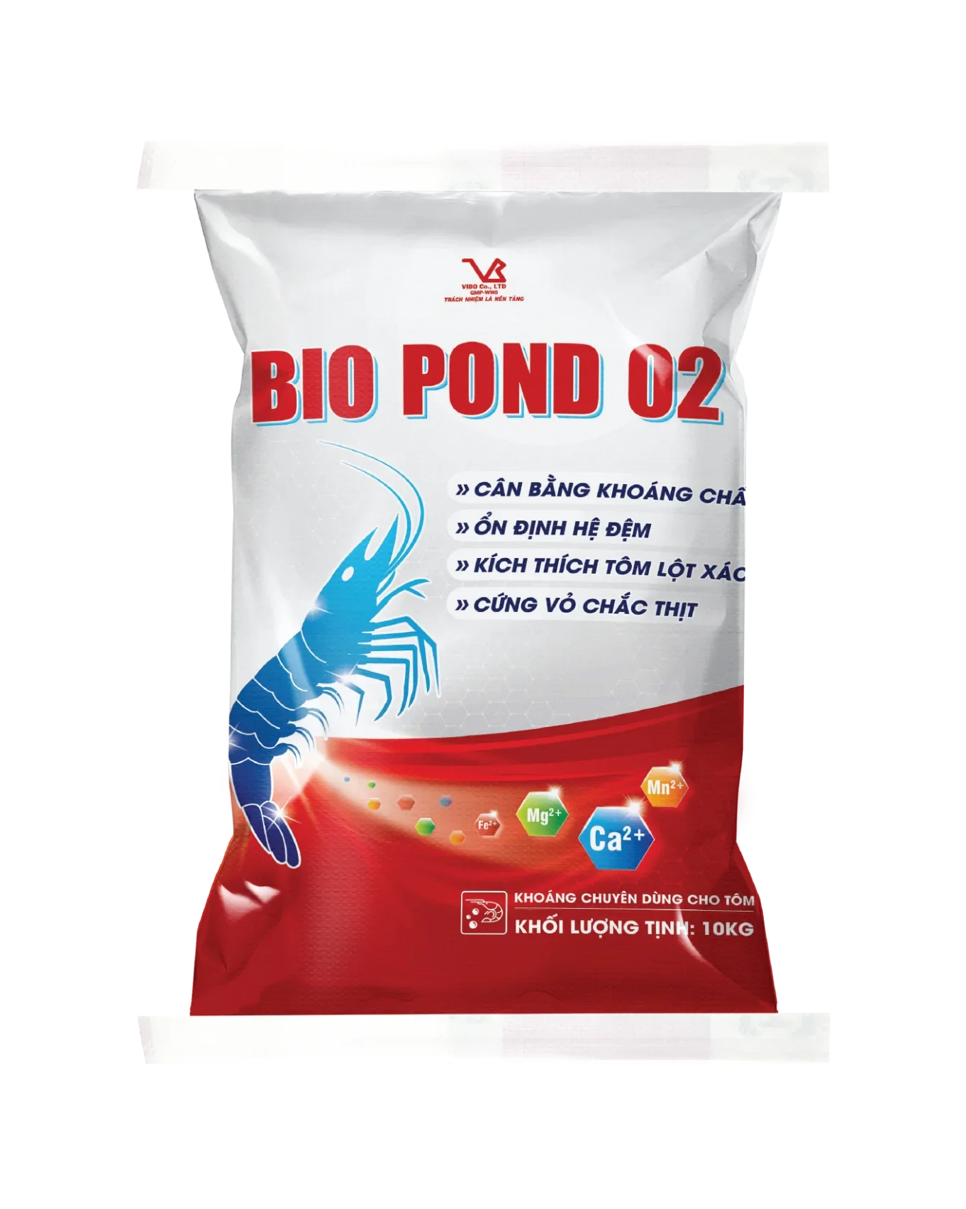 BIO POND 02 (Khoáng kích thích lột xác, tăng tốc tôm phát triển)