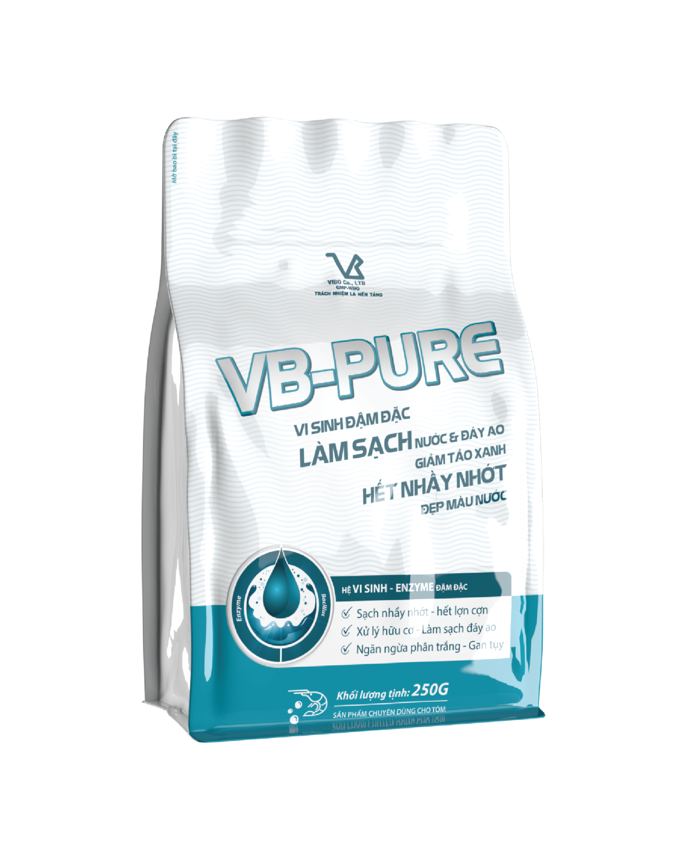 VB-PURE (VI SINH ĐẬM ĐẶC LÀM SẠCH NƯỚC & ĐÁY AO)