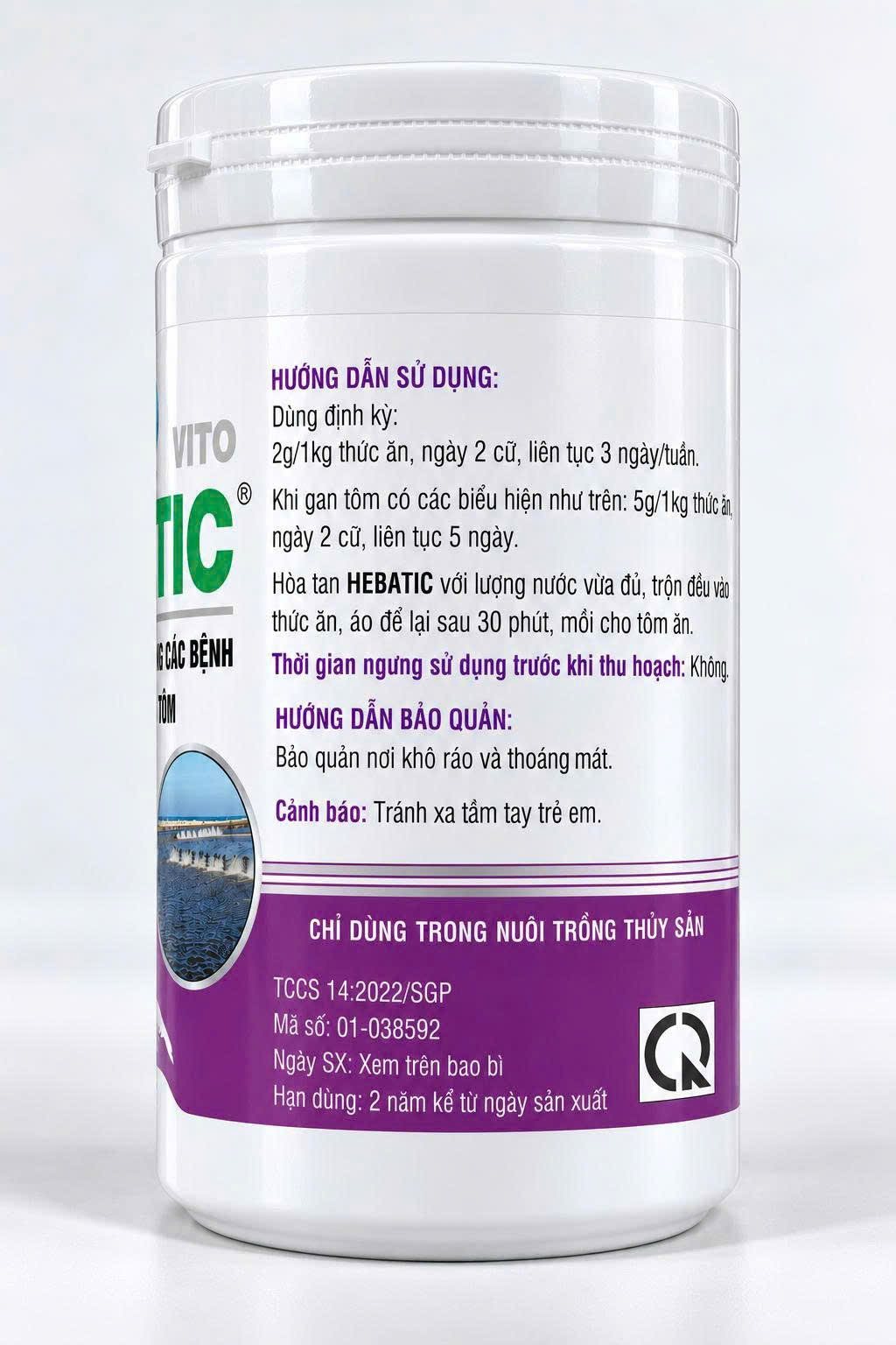 VITO HEBATIC (Bổ gan & Phòng bệnh gan trên tôm) - ảnh 3