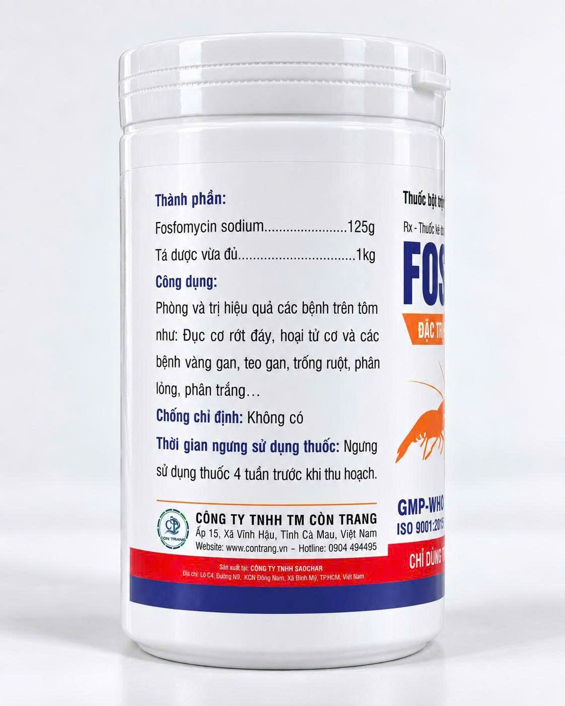 FOSFO - TLS VIP (Đặc trị đục cơ rớt đáy trên tôm) - ảnh 2
