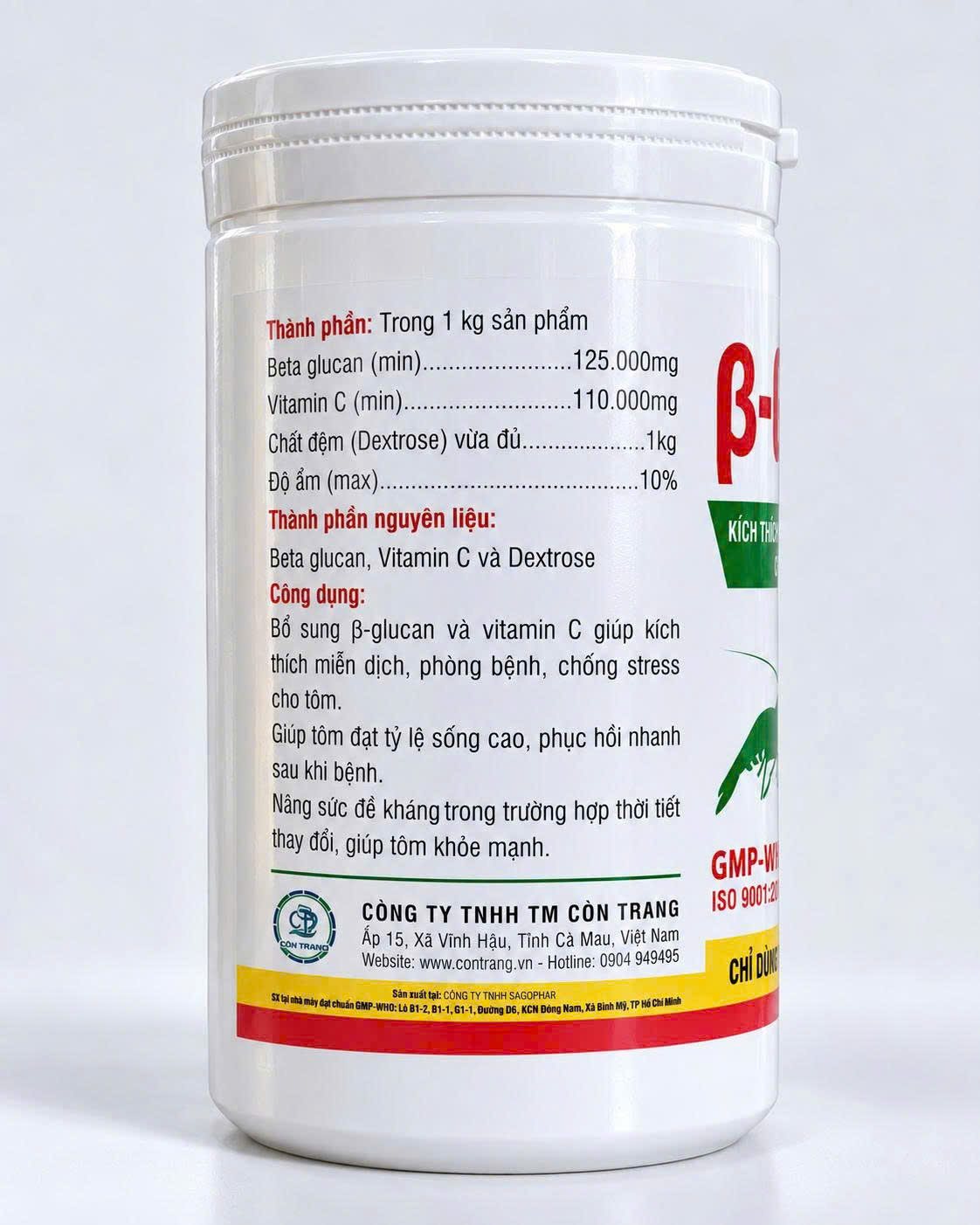B-GLUCAN C (Kích thích miễn dịch & Chống stress) - ảnh 2