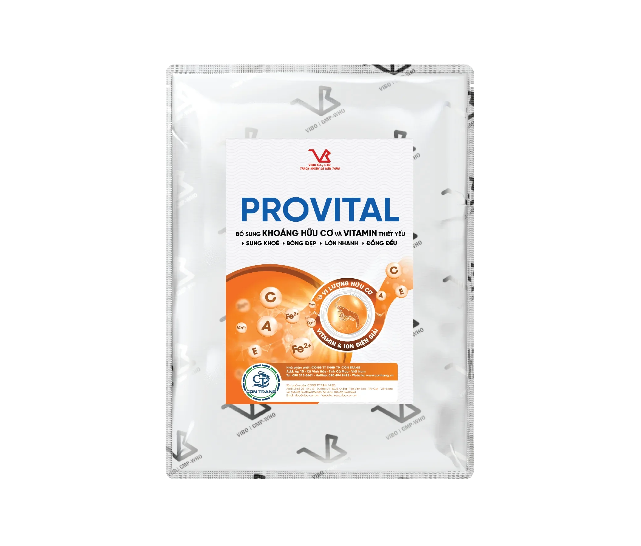 PROVITAL (Dinh dưỡng thiết yếu cho tôm tăng trưởng)